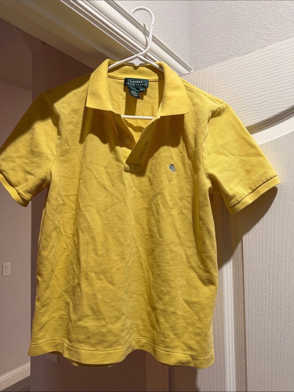 Lauren Ralph Lauren Bright Yellow Short-Sleeve Polo